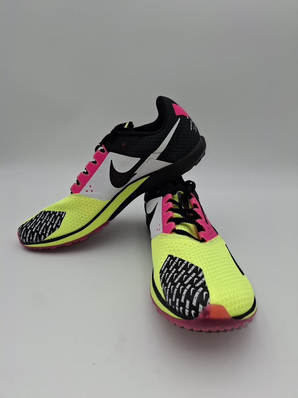 Nike Zoom Rival Waffle 6 Low Cross Country Running Shoes Volt Pink Men Size 10